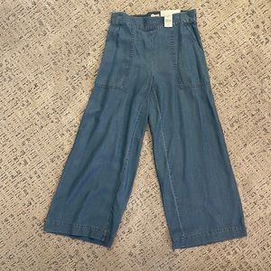 Loft Brand Wide Leg Crop